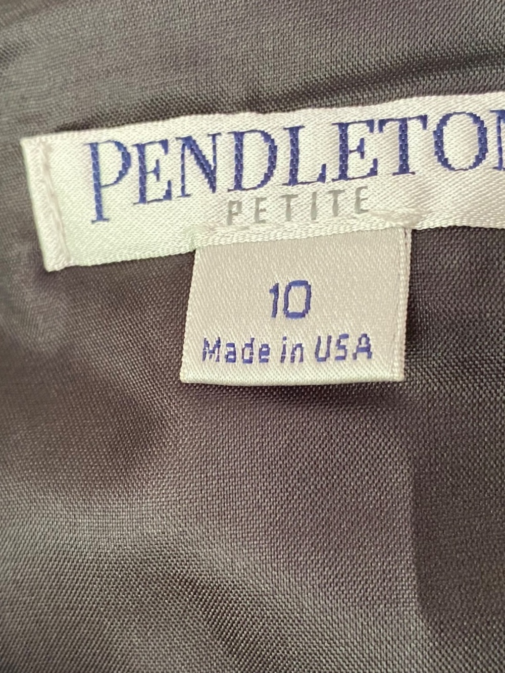 Vintage Pendleton Gray Tweed Drop-Waist Dress with Pleated Hem - Picture 4 of 5